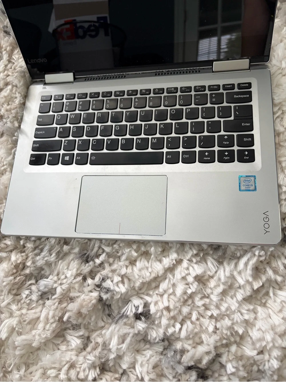 Lenovo Yoga Silver Convertible Laptop